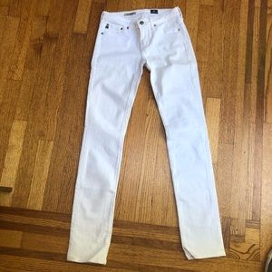 AG Stevie white Jeans Size 25